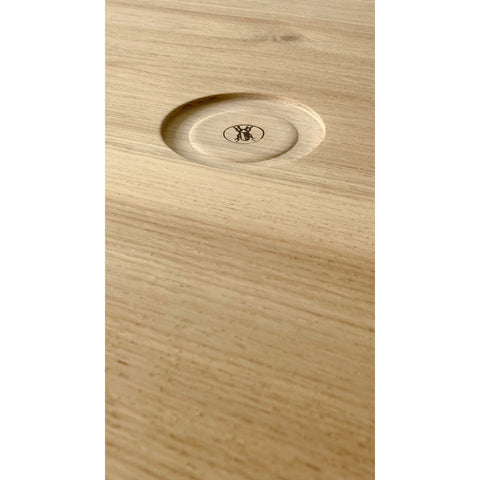 Platter XL in brushed oak (48cm)