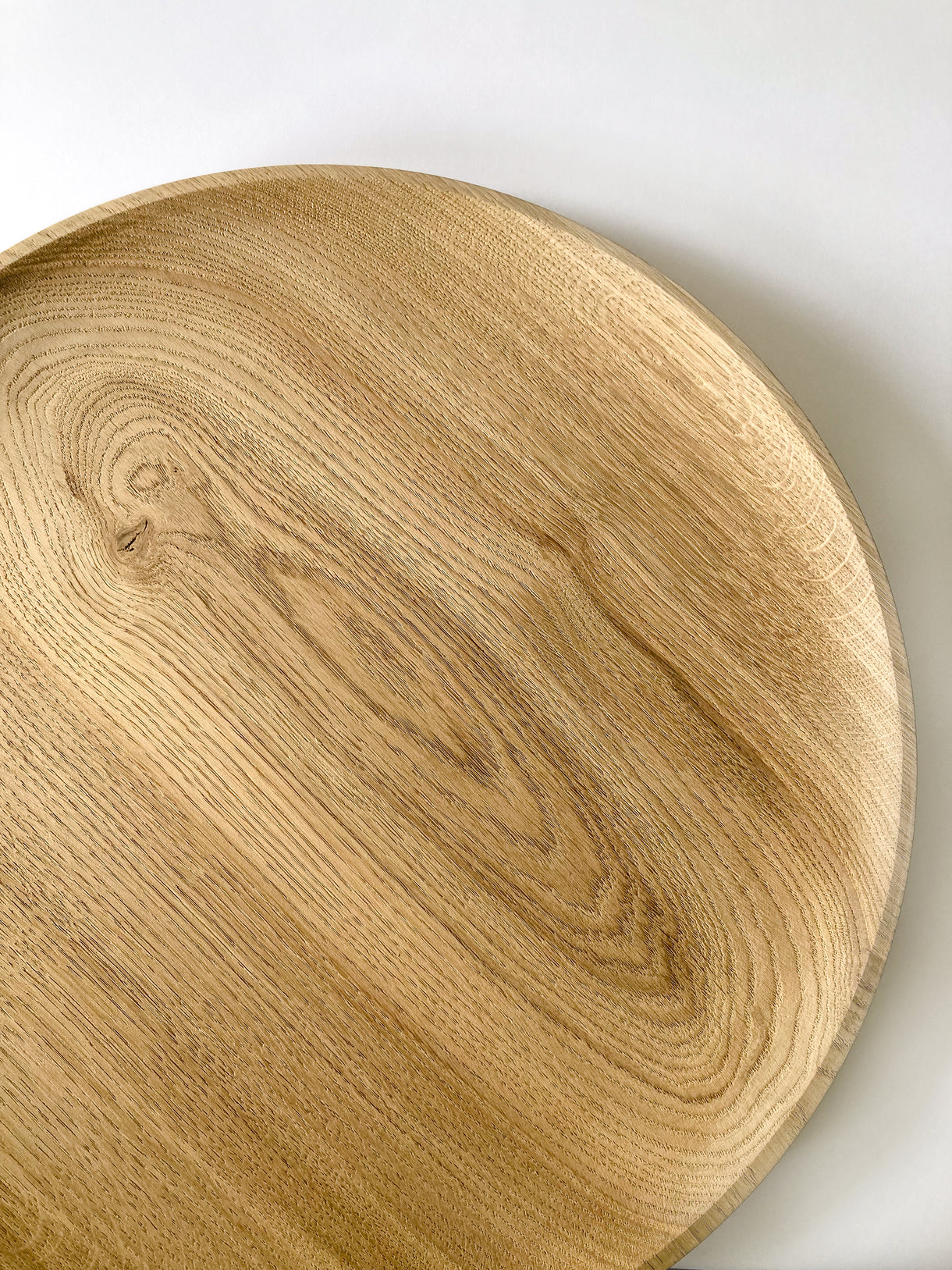 Platter XL in brushed oak (48cm)